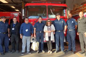 ALF Administrator and staff at Fire Station 75